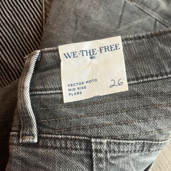Free People Vector Motor Flare Jeans NWT - Picture 14 of 14